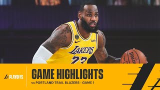 HIGHLIGHTS | LeBron James (23 pts, 16 ast, 17 reb) vs Portland Trail Blazers