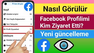 Facebook Profilimi Kimlerin Ziyaret Ettiğini Nasıl Görebilirim 2024 ||Facebook'ta Profil Ziyaretleri