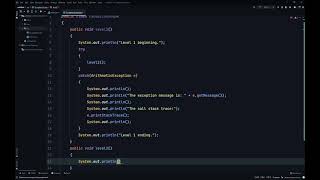 Java Exception Propagation-printStackTrace-getMessage