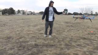 APM 2.5 ArduCopter Quadcopter Return to Launch (RTL) Field Test in Windy Conditions - Austin, TX