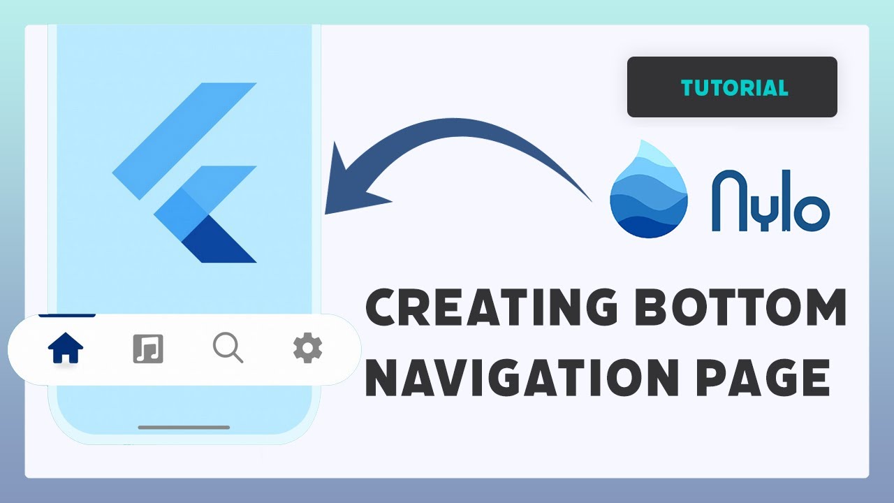 Creating Bottom Navigation Pages In Nylo | Flutter Framework - YouTube