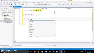 C Programming Using Visual Studio .NET 2017