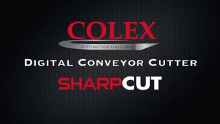 Colex Sharpcut Flatbed Cutter with Conveyor cutting rolls and sheets