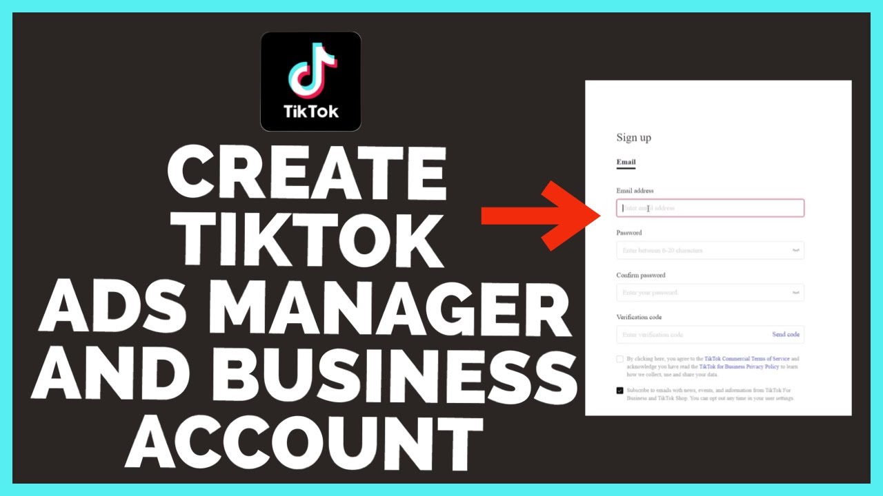 How To Create TikTok Ads Manager And Business Account | Tiktok Ads ...