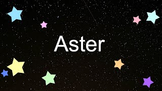 【オリジナル曲】Aster (feat.双葉湊音)【星天航空】