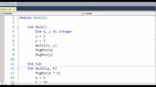 VB 2 Subroutines