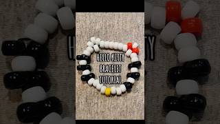 Kandi Tutorial: Hello Kitty Bracelet #kandi #kandibracelet #tutorial #kandikid