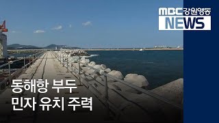 [뉴스리포트]동해항 부두 건설 민자 유치 주력190110