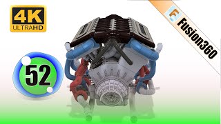 Fusion 360 Modeling V12 Engine EP 52 😍 4K