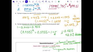 Lesson 6 Exponential Equation