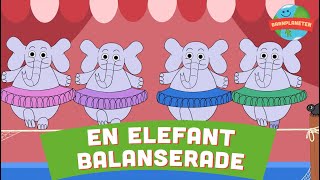 Animerad Barnplaneten Video - En elefant balanserade med DJ Buz