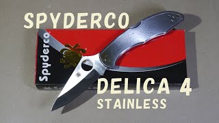 SPYDERCO DELICA 4 STAINLESS／スパイダルコ  デリカ4  ステンレス