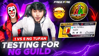 Finally@TUFANFF99testing For NG Guild 📈🥵Aimbot Hacker😱🤯On Nonstop Live Stream 🤖👾 Garena Free Fire🔥