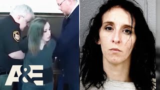 Judge Tells Entitled Defendant to Be Quiet, Throws Her in Jail | Court Cam | A&E