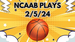 College Basketball Picks & Predictions Today 2/5/24