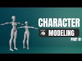 Character Modeling Tutorial | How to Make 3D Characters in Blender Part 01