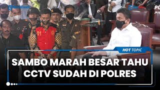 Ferdy Sambo Marah hingga Melotot saat Tahu Rekaman CCTV Sudah Berada di Polres Jakarta Selatan