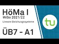 Lineare Gleichungssysteme - TU Dortmund, Höhere Mathematik I (BCI/BW/MLW)