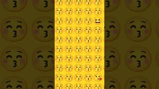 #emojieyetest #emoji #canyoufindtheoddemoji #puzzle #findtheoddemoji