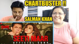SEETI MAAR Song Reaction | Salman Khan,Disha Patani| DSP | Radhe songs |Kamaal| seetimaar | REACTION