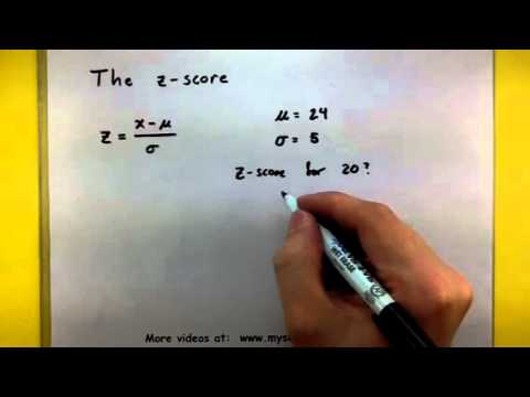 Statistics - Find the z score Statistics - Find the z score