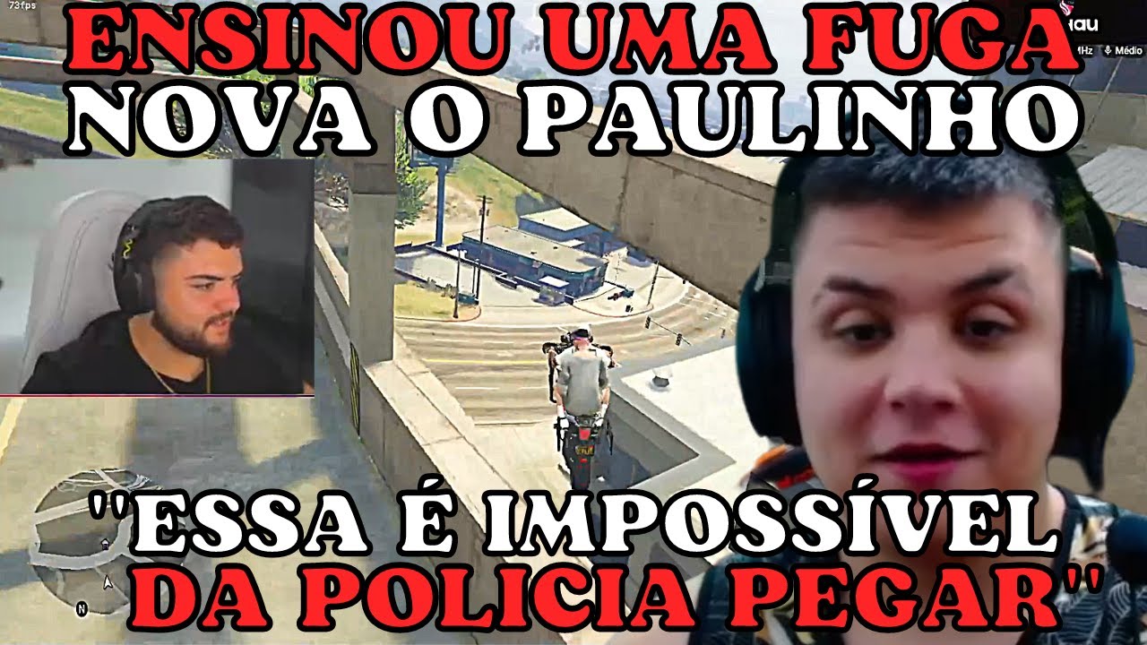 Olha Essa Nova Fuga Insana Que O Luqueta Ensinou O Paulinho O Loko No