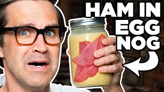 Leaving Weird Things In Eggnog For A Month (Experiment)