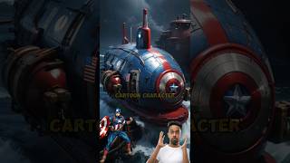 the submarine of the avengers heroes 💥all characters #ai #avengers #marvel