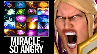 Miracle Invoker Amazing Combo vs MidOne - So Angry Game 7.00 Gameplay Dota2