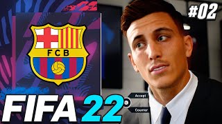 SIGNING A WORLD CLASS DEFENDER!!!😍 - FIFA 22 Barcelona Career Mode EP2