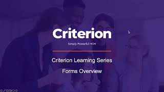 Criterion Learning Series - Forms Overview