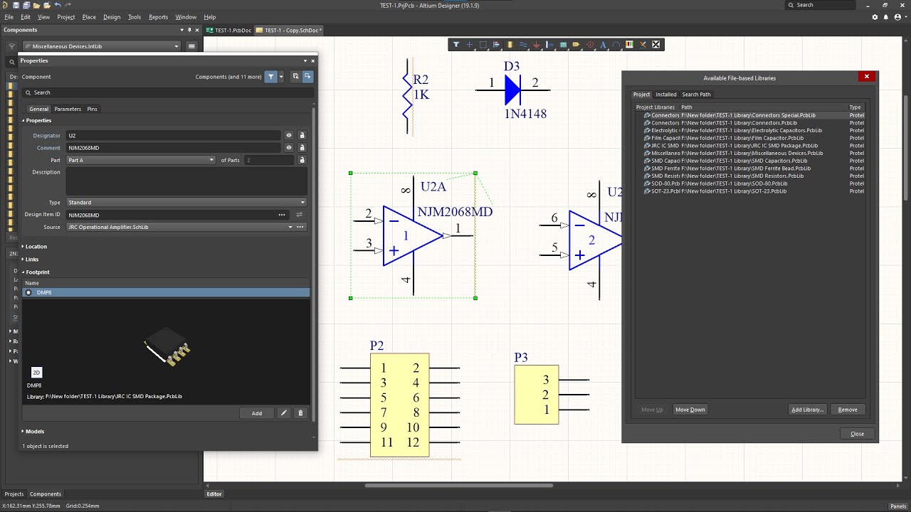 Altium Designer [Add Library To Project] - YouTube