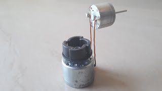 Free Energy Device with using Two DC Motor