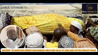 MAZISHI YA AL'MARHUM SHEIKH MUHAMMAD ABUU IDDY 31/1/2025