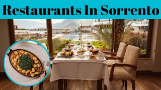 Top 5 Best Restaurants In Sorrento |  Sorrento Italy | Advotis4u