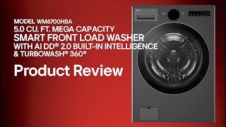 How to Use LG Frontload Washer wm6700, wm6500