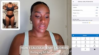NEW FAT LOSS GOAL | HOW I CALCULATE MY CUTTING CALORIES