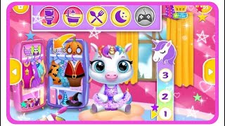 Fun New Born Pony Care Kids Game - My Baby Unicorn - Cute Pet Care & Makeover Games By TutoTOONS 🦄#1