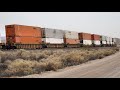 eastbound bnsf intermodal train bnsf 6586