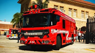 LAFD’s New Fully Electric Fire Engine 82 (Hollywood)