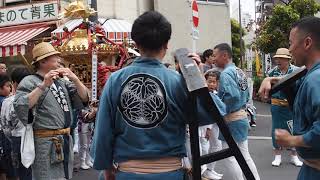 令和元年　お祭り散歩　品川　品川神社　北二　子供神輿渡御　2019.6.8