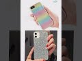 multicolor vs silver glitter heels dress nails hand bag pillow eye makeup headphone phone case