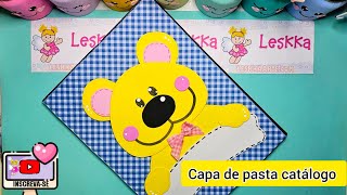 DIY - PASTA CATÁLOGO DECORADA - PORTFÓLIO DECORADO