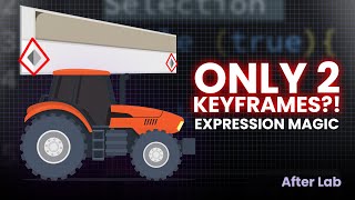 After Effects Expression Trick | Only 2 Keyframes