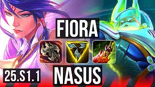 FIORA vs NASUS (TOP) | 800+ games | KR Diamond | 25.S1.1