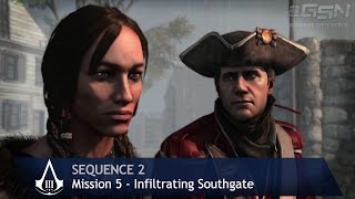 Assassin's Creed 3 - Sequence 2 - Mission 5 - Infiltrating Southgate (100% Sync)
