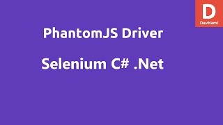 Selenium C# PhantomJS Driver