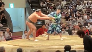 行司とバトル！力士の爆笑コント【初っ切り4】#sumo #japan #相撲 #大相撲