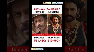 pathaan vs bahubali 2 movie comparison || shahrukhkhan vs prabhas comparison