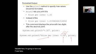Big Java Chapter 4 – Fundamental Data Types Part 3 - Static Methods - User input - Formatted Output